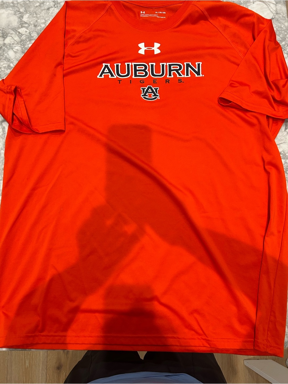 Auburn Tigers Under Armour Orange Performance Shirt